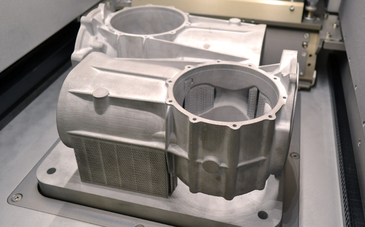 3D-printed metal component